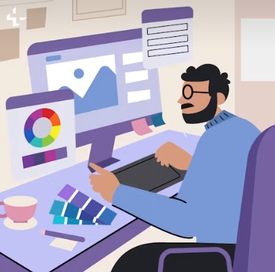 Creative portfolio website concept